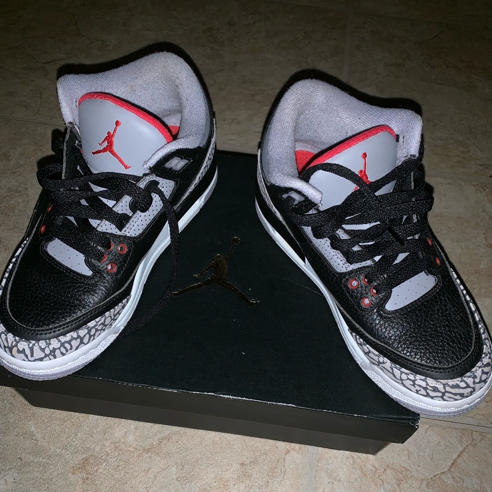 Air Jordan 3 Retro OG BG 'Black Cement' 2018